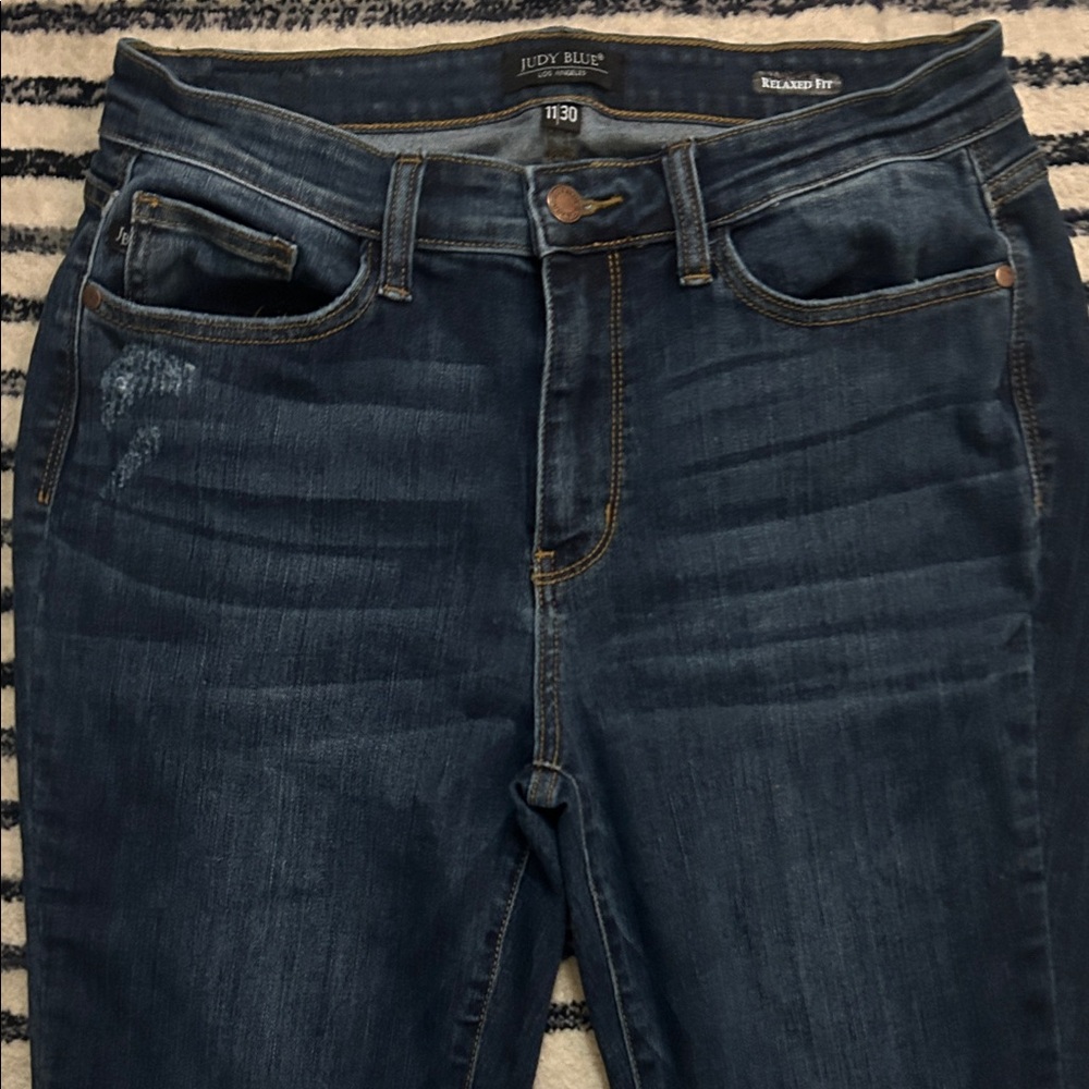 Judy Blue Dark Wash Straight Leg Jeans